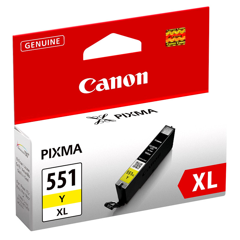 Tinta CANON CLI-551Y XL (IP7250/5450)  yellow