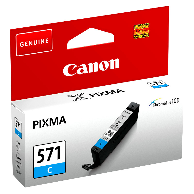 Tinta CANON CLI-571C (5750) cyan