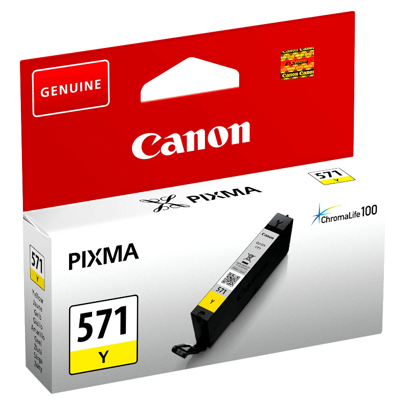 Tinta CANON CLI-571Y (5750) yellow
