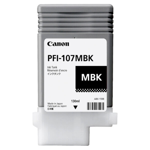 Tinta CANON PFI-107MB matt black