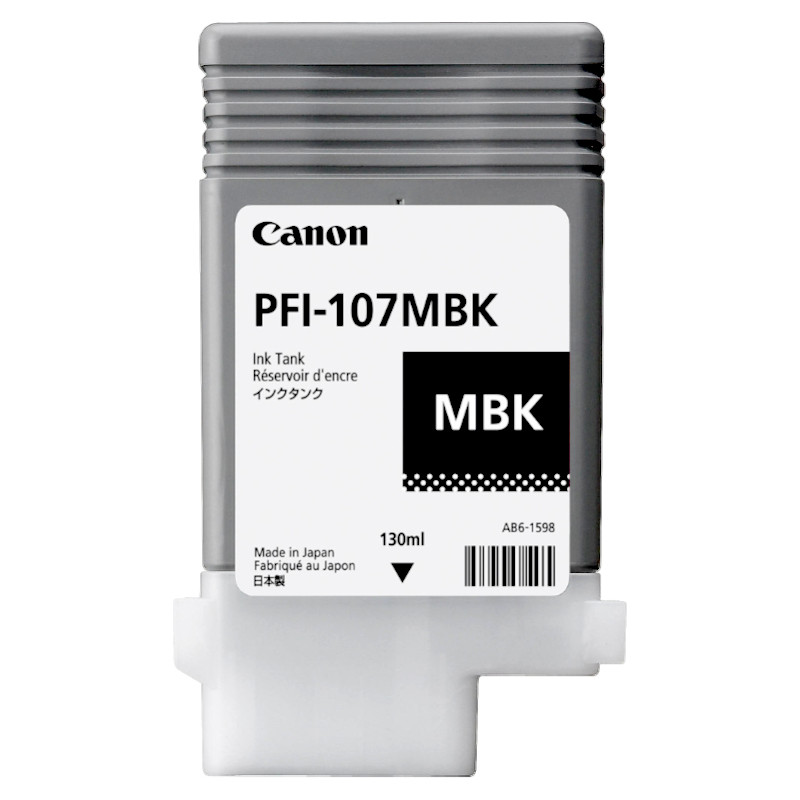 Tinta CANON PFI-107MB matt black