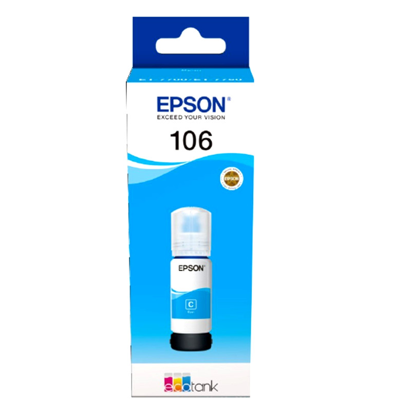 Tinta EPSON C13T00R240 (L7160/7180) 106 cyan