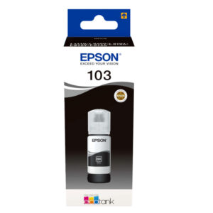 Tinta EPSON C13T00S14A (L3150/5190) Eco tank 103 (T00S1) black