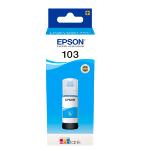 Tinta EPSON C13T00S24A (L3150/5190) Eco tank 103 (T00S2) cyan