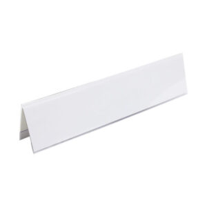 40206 Ploča natpisna stolna plastična 120x50mm FORNAX prozirna