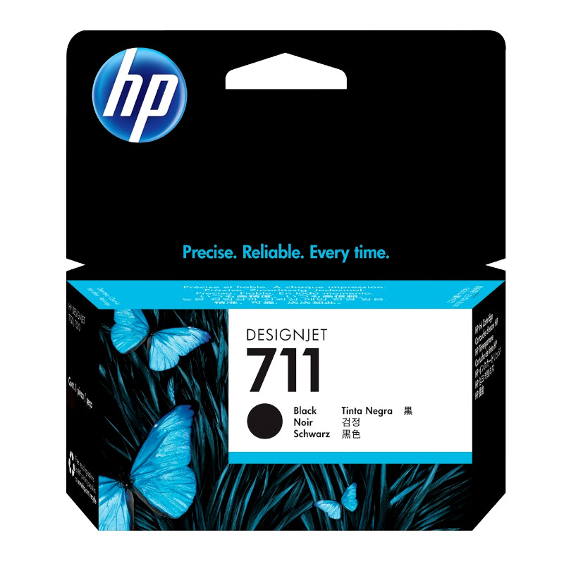 Tinta HP CZ129A (DJ T120) No. 711 black 38 ml