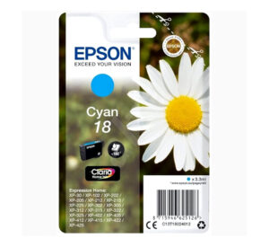 Tinta EPSON C13T18024012/T1802 (XP-225) cyan
