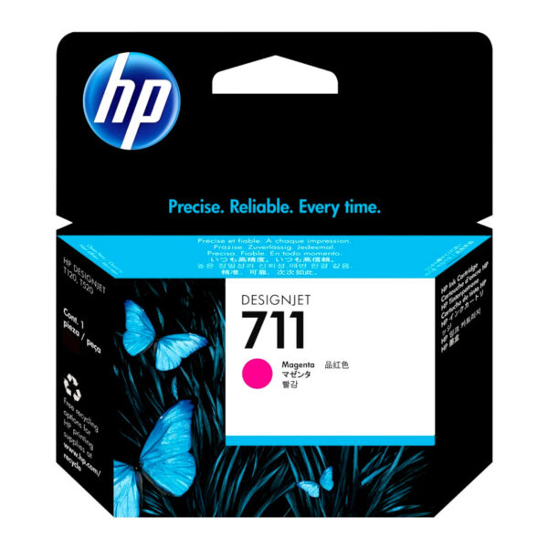 Tinta HP CZ131A (DJ T120) No. 711 magenta 29 ml