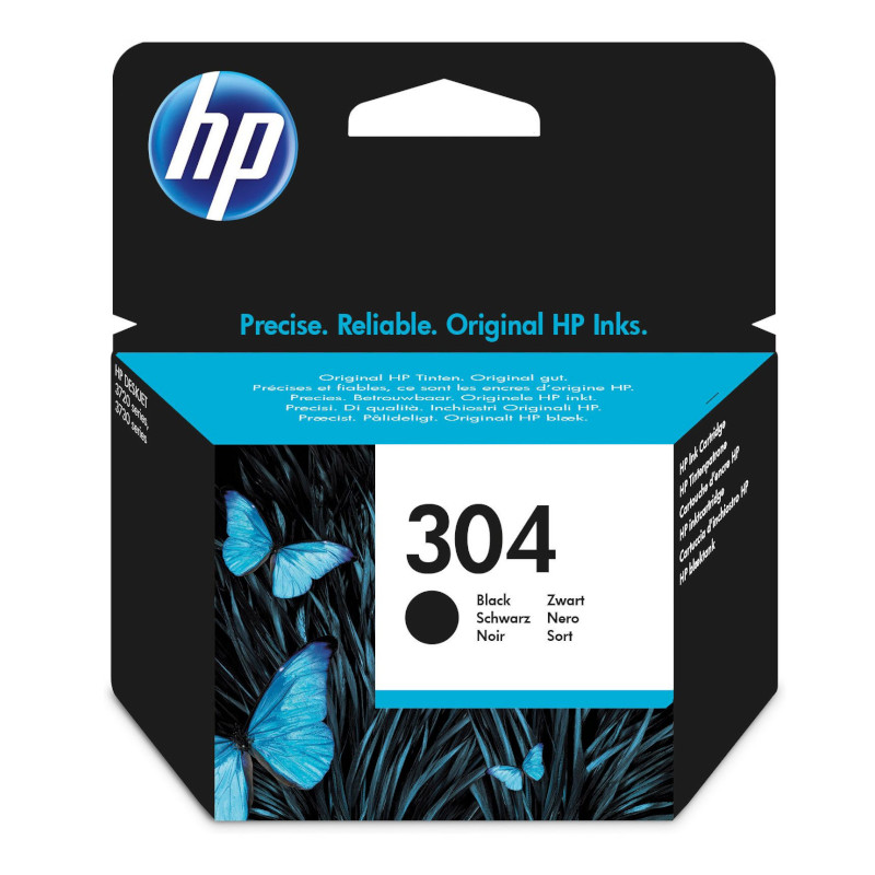 Tinta HP N9K06AE (DJ 2630) No.304 black 120 str.