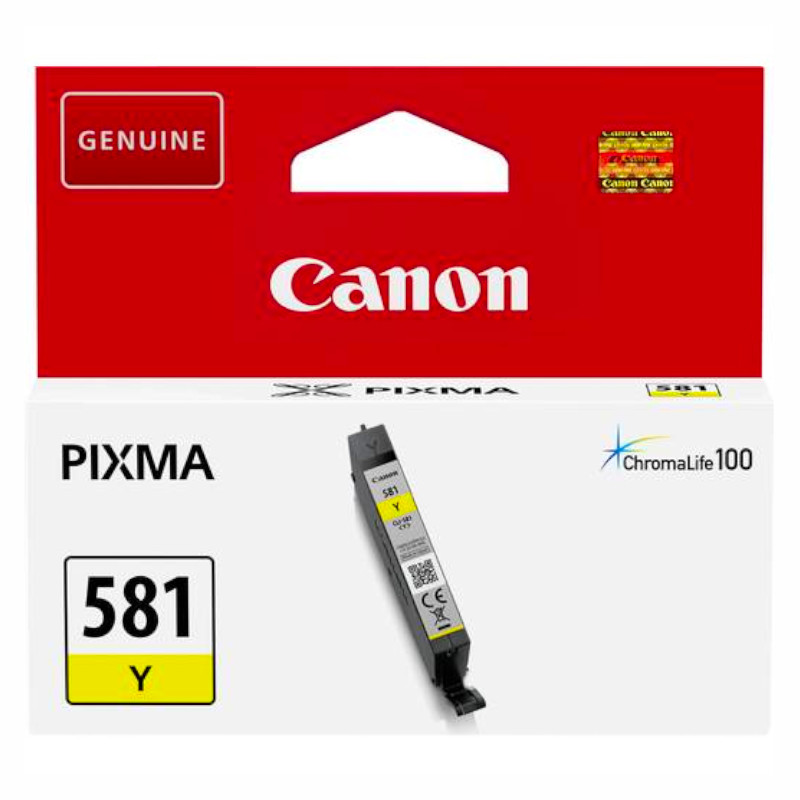 Tinta CANON CLI-581Y  (Pixma TR7550/TR8550/TS6351) yellow