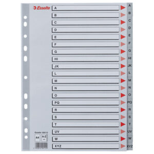 25059 Pregrade PVC A-Z A4 ESSELTE 100112 sive 20/1