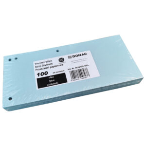 25408 Pregrade kartonske trake 23,5x10,5cm DONAU 8620100-10PL plave 100/1