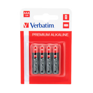 35183 Baterija alkalna  1,5V AAA  LR03 VERBATIM 49920 4/1
