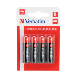 35184 Baterija alkalna  1,5V AA  LR6 VERBATIM 49921 4/1