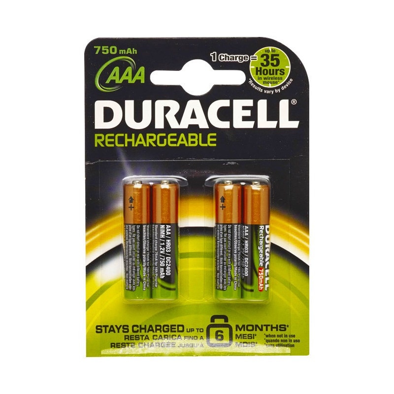 35346 Baterija punjiva 1,2V AAA HR03 DURACELL 4/1