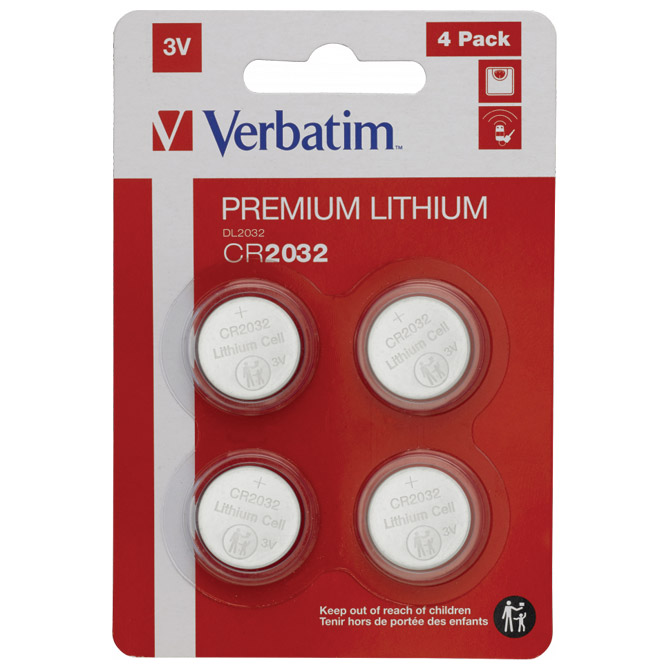 35782 Baterija litij dugmasta 3V CR-2032 VERBATIM 49533 4/1