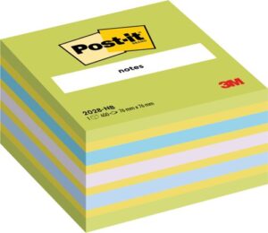 10290 Samoljepljivi listići   76x76mm  450/1 zeleno-žuto-plavo  POST-IT 2028-NB