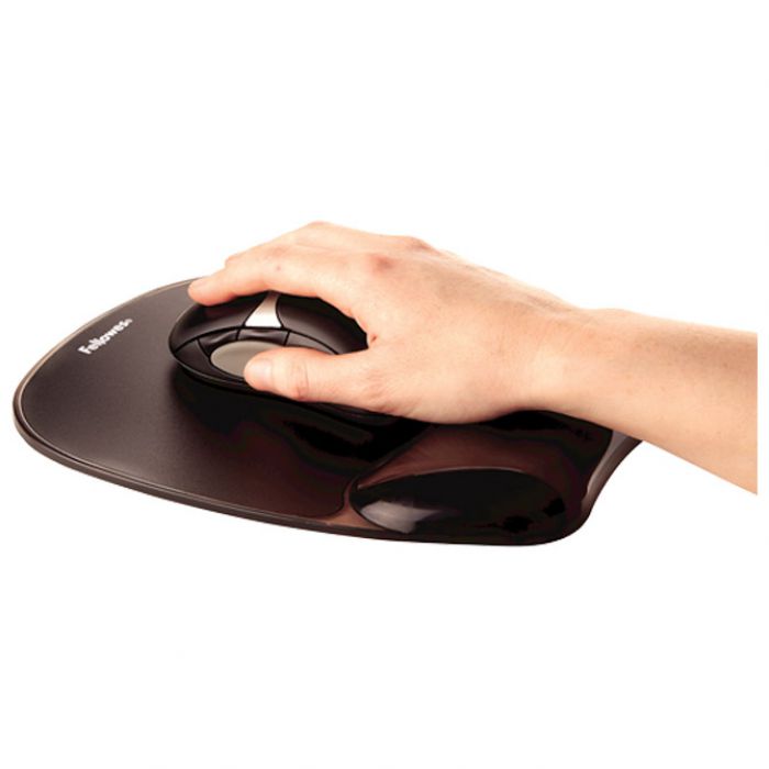 10537-1 Podloga za miša ergonomska gel FELLOWES 9112101 crna