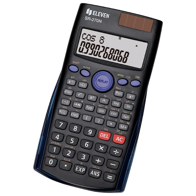 25535-1 Kalkulator tehnički 10+2 mjesta 240 funkcija ELEVEN SR-270N
