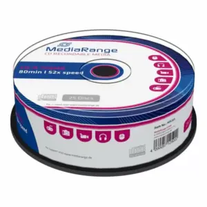 31466-3 CD-R MEDIARANGE 80/700MB 52x  25/1