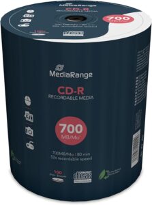 31466-6 CD-R MEDIARANGE PRINTABLE 80/700MB 52x spindle 100/1 (MR203)