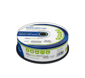 31253 DVD-R MEDIARANGE   4,7GB 16x  spindle 25/1