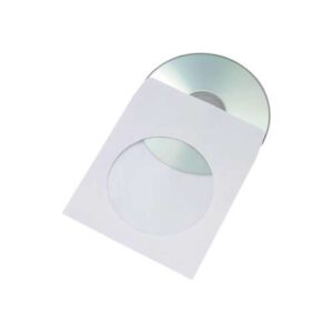 11930-2 Etui za CD/DVD - papirnati s prozorom I-OMEGA 100/1 bijeli