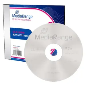31466 CD-R MEDIARANGE 80/700MB 52x  slim box 1/1