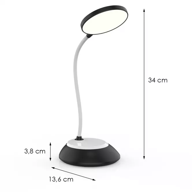 50020 Lampa stolna KUALA LED 6W  crna