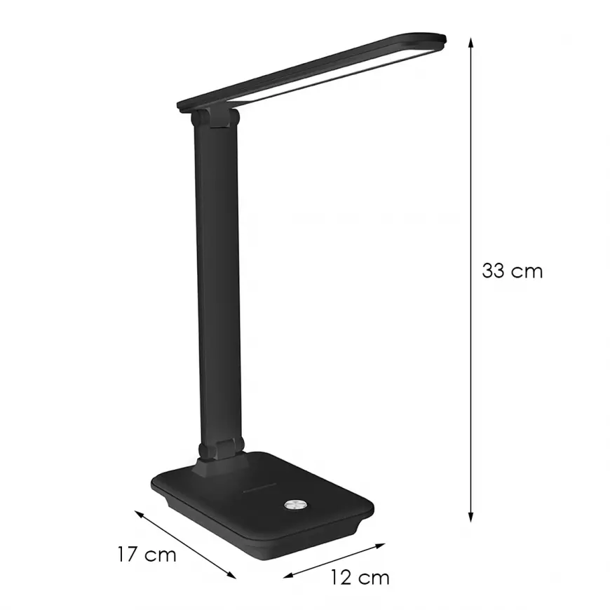 50022 Lampa stolna MEDAN LED 9W crna
