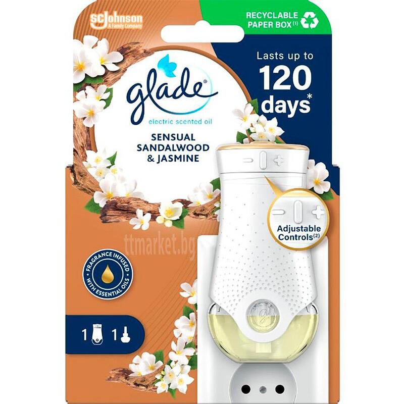 55022 Ured-osvježivač prostora električni GLADE ELECTRIC - baza+refil 20 ml