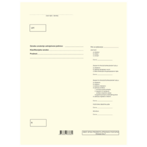 10953-2 Omot spisa predmeta upravnog postupka, šamoa, 120g/m2, 23x31cm, set 100/1