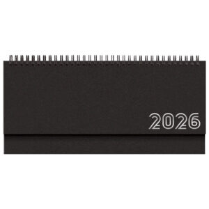 38100 Planer stolni tjedni 2026. spirala crni