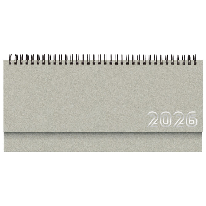 38102 Planer stolni tjedni 2026. spirala srebrni