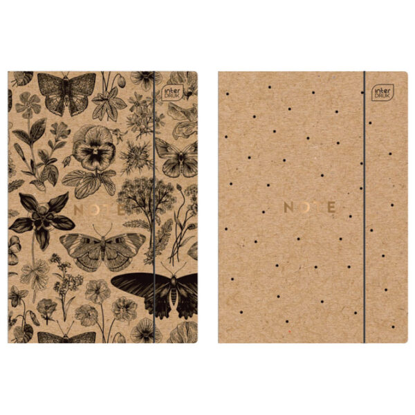 25143-21 Fascikl kartonski klapna s gumicom A4 Kraft Interdruk