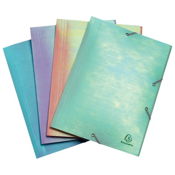 25143-23 Fascikl plastificirani klapna s gumicom Candy Tidy Exacompta 55130E holografik
