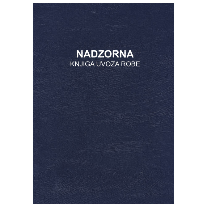 Obrazac NADZORNA KNJIGA UVOZA A-710