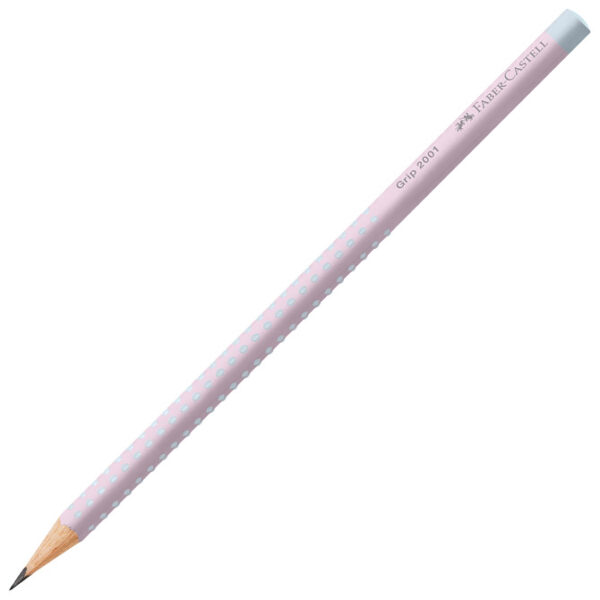 15662-1 Olovka grafitna bez gumice HB FABER CASTELL 117003 svijetloplava-svijetloroza